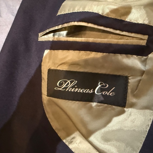 Paul Stuart navy blazer in 40 Extra tall / long - Picture 7 of 7